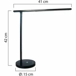 Unilux Schreibtischlampe Diva Schwarz, Dimmbar, USB, Qi-Ladegerät, Mit Standfuß 8 Unilux Schreibtischlampe Diva Schwarz, Dimmbar, USB, Qi-Ladegerät, Mit Standfuß -Tischlampen Verkäufe 007f705df664454200ff51bd0c15fdf0d9fcca40 schreibtischlampe unilux diva led