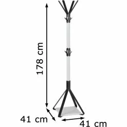 Haku-Möbel Garderobenständer 13363, Mit 12 Haken, Metall, Weiß / Schwarz 9 Haku-Möbel Garderobenständer 13363, Mit 12 Haken, Metall, Weiß / Schwarz -Tischlampen Verkäufe 021f15c76ecd38a890780974cd6e4749e9a56215 garderobenstaender haku moebel 13363