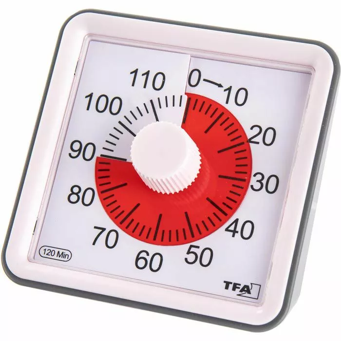 TFA Timer 38.2043.10 Visual, Tischuhr, 120 Min. 3 TFA Timer 38.2043.10 Visual, Tischuhr, 120 Min. – Bild 3