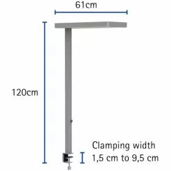 Maul Schreibtischlampe Mauljaval LED, Dimmbar, Silber, Mit Tischklemme -Tischlampen Verkäufe 0296fb793e9d90a420554991c6a4714589b1e84e schreibtischlampe maul mauljaval led