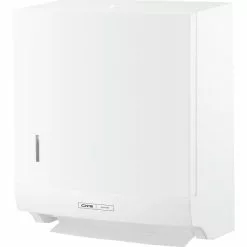 CWS Handtuchspender Paradise Paper Slim, 4622000, Kunststoff, Mit Panel Und Schloss, 300 Tücher, Weiß