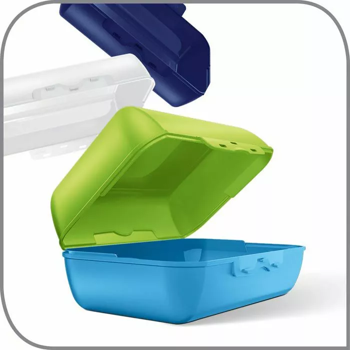 Emsa Lunchbox Variabolo Mix It 509388, Kunststoff, 6 Kombinierbare Halbschalen, 16x11x14 Cm, 3 Stück 3 Emsa Lunchbox Variabolo Mix It 509388, Kunststoff, 6 Kombinierbare Halbschalen, 16x11x14 Cm, 3 Stück – Bild 3