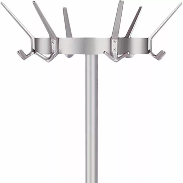 Kerkmann Garderobenständer Public, 6796, Mit 18 Haken, Metall, Alusilber 3 Kerkmann Garderobenständer Public, 6796, Mit 18 Haken, Metall, Alusilber – Bild 3