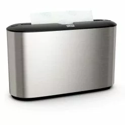 Tork Handtuchspender Xpress Image Design 460005 H2, Tischspender Edelstahl, 300 Falthandtücher, Silber