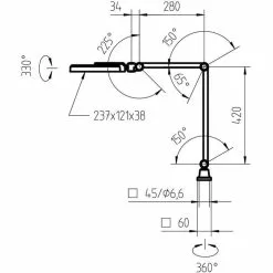 Waldmann Schreibtischlampe ROCIA.Planar RPD LED, 2-Arm, Maschinenleuchte -Tischlampen Verkäufe 0c55fb8f64c4162729482fc639418c96c56b7f08 schreibtischlampe waldmann rocia.planar rpd led
