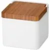 Tescoma Zuckerdose Online 900884 Mit Bambusdeckel, Aus Porzellan, Weiß