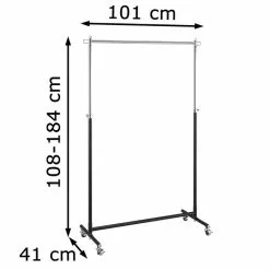 Jankurtz Garderobenständer Boston, 494209, Mit Rollen, Ausziehbar, Metall, Schwarz / Silber -Tischlampen Verkäufe 0d2f935e062198121a61b2f787151584b8da758d garderobenstaender jankurtz boston 494209
