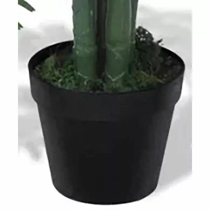 VidaXL Kunstpalme Phönix-Palme, Höhe 130 Cm, Dattelpalme, Mit Kunststoffstamm 4 VidaXL Kunstpalme Phönix-Palme, Höhe 130 Cm, Dattelpalme, Mit Kunststoffstamm – Bild 4