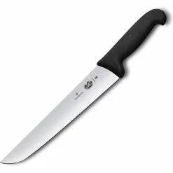 Victorinox Fleischermesser Fibrox 5.5203.28, Schlacht- Und Bankmesser, Edelstahl, Klinge 28cm