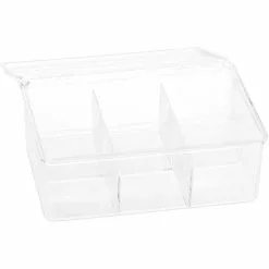 Relaxdays Teebox 10027797, 6 Fächer, Kunststoff, Transparent, 21,5 X 14,5 X 9cm -Tischlampen Verkäufe 10824d6ea32e5d79832ad3332c8f8a1ef7e0cfc7 teebox relaxdays 10027797 6 faecher