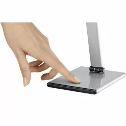 Hansa Schreibtischlampe LED Slim, Dimmbar, Silber, Standfuß -Tischlampen Verkäufe 1189195dec3302454b62dd3d8629ed6b1b23f20d schreibtischlampe hansa led slim