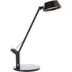 Brilliant Schreibtischlampe Kaila LED, Dimmbar, QI-Ladegerät, Standfuß, Schwarz -Tischlampen Verkäufe 1356bc896386e129954dcbd78f3a1169e592b7bd schreibtischlampe brilliant kaila led