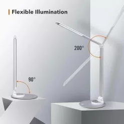 TaoTronics Schreibtischlampe TT-DL22 LED, Standfuß, Dimmbar, USB, Silber -Tischlampen Verkäufe 1781893f66a57c417e5c7a577c59d4810f3d88a8 schreibtischlampe taotronics tt dl22 led