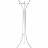 Haku-Möbel Garderobenständer 89368, Mit 9 Haken, Metall, Weiß