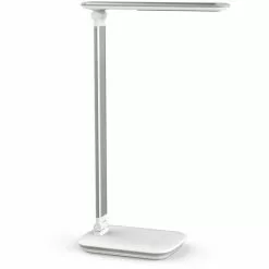 Maul Schreibtischlampe Mauljazzy LED, Dimmbar, USB, Standfuß, Weiß