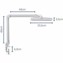 Maul Schreibtischlampe Maulintro LED, Dimmbar, Weiß, Mit Tischklemme -Tischlampen Verkäufe 195384f1eeffb8fe8d61dc4420f3e3bf08440bf6 schreibtischlampe maul maulintro led
