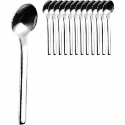 Esmeyer Espressolöffel Bettina 250-127, Edelstahl 18/10, 11,5cm, Rostfrei, Silber, 12 Stück