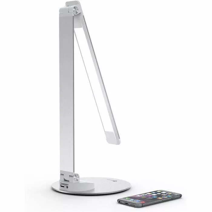 TaoTronics Schreibtischlampe TT-DL19 LED, Standfuß, Dimmbar, USB, Silber 2 TaoTronics Schreibtischlampe TT-DL19 LED, Standfuß, Dimmbar, USB, Silber – Bild 2
