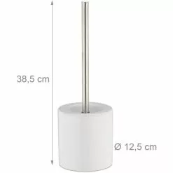 Relaxdays WC-Bürste Weiß, Bürstenhalter Aus Keramik -Tischlampen Verkäufe 2399e86306c6562fb3e5ca4c7fa760a47e1d1a5c wc buerste relaxdays weiss