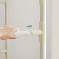 Songmics Garderobenständer RDR01WT, Bis 55 Kg, Mit 2 Kleiderstangen Und Ablage, Metall, Weiß -Tischlampen Verkäufe 25210b63bc90469763e0be46ccd5852bbb957455 garderobenstaender songmics rdr01wt bis 55 kg