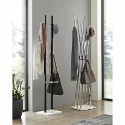 Haku-Möbel Garderobenständer 17300, Mit 14 Haken, Metall, Chrom -Tischlampen Verkäufe 256bcbbbbf0095fa1b4ab0a7d9795f79c873134e garderobenstaender haku moebel 17300