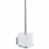 Wenko WC-Bürste Vacuum-Loc Quadro, Weiß, Bürstenhalter Aus Edelstahl, Zur Wandmontage