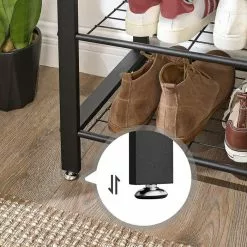 Vasagle Garderobenständer HSR41MB, Mit 9 Haken, Metall / Holz, Schwarz / Graubraun -Tischlampen Verkäufe 25b6941c11b1fd4b7aea730da74ec208e9682315 garderobenstaender vasagle hsr41mb