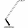 Luctra Schreibtischlampe Table Radial LED, Dimmbar, Standfuß, Silber