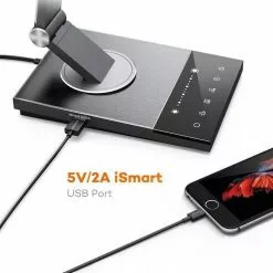 TaoTronics Schreibtischlampe TT-DL16 LED, Dimmbar, Anthrazit, Nachtlicht, Mit Standfuß -Tischlampen Verkäufe 270a32860c14b95c1535ffb319aebaae587aaf70 schreibtischlampe taotronics tt dl16 led