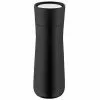 WMF Isolierbecher Impulse 0690737390, 350 Ml, Hält Ca. 2h Warm, Edelstahl Einwandig, Schwarz
