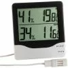TFA Thermo-Hygrometer 30.5013 Innen / Außen, Digital, Mit Kabelfühler