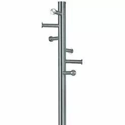 Haku-Möbel Garderobenständer 43761, Mit 5 Haken, Edelstahl, Silber -Tischlampen Verkäufe 292b5ddfb57e49198665fc30e3b6eb2bed6ac8a2 garderobenstaender haku moebel 43761