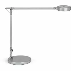 Maul Schreibtischlampe Maulgrace LED, Dimmbar, Silber, Mit Standfuß