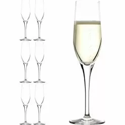 Stölzle Lausitz Stölzle-Lausitz Sektgläser Exquisit Sektkelche, 175ml, 6 Stück