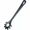 Westmark Spaghettilöffel Gentle, Kunststoff, 30,5cm, Spülmaschinengeeignet, Schwarz