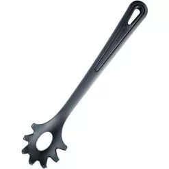 Westmark Spaghettilöffel Gentle, Kunststoff, 30,5cm, Spülmaschinengeeignet, Schwarz
