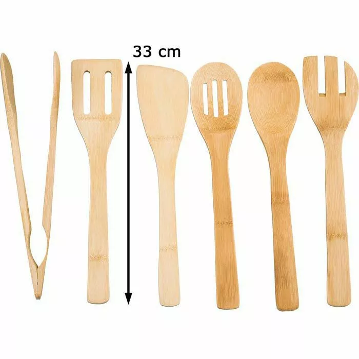 Zeller Küchenhelferset Bamboo 25274, Bambus, Braun, Mit Ständer, 7-teilig 6 Zeller Küchenhelferset Bamboo 25274, Bambus, Braun, Mit Ständer, 7-teilig – Bild 6
