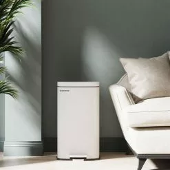 Songmics Mülleimer LTB03WT, Weiß, Aus Kunststoff, 30 Liter -Tischlampen Verkäufe 3305b9bede36df896a681f364ee492797d2775dd muelleimer songmics ltb03wt weiss