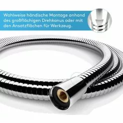 Bächlein Duschschlauch 2 M, Aus Edelstahl, Mit Verdrehschutz, Silber -Tischlampen Verkäufe 362ad397e6c5bd010dbac93d87d6274a29273978 duschschlauch baechlein 2 m