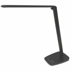 Unilux Schreibtischlampe Twistled LED, Dimmbar, USB, Lichtsensor, Mit Standfuß