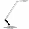 Luctra Schreibtischlampe Table Linear LED, Dimmbar, Standfuß, Silber