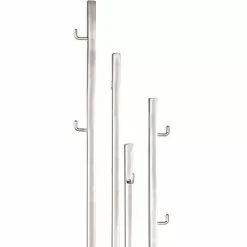 Haku-Möbel Garderobenständer 89777, Mit 8 Haken, Metall / Glas, Silber / Schwarz -Tischlampen Verkäufe 3da7fb1f4cef0281872a7c934b7a4d3695b49cb0 garderobenstaender haku moebel 89777