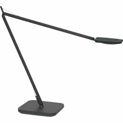Unilux Schreibtischlampe Magic LED, Dimmbar, Schwarz, Mit Standfuß