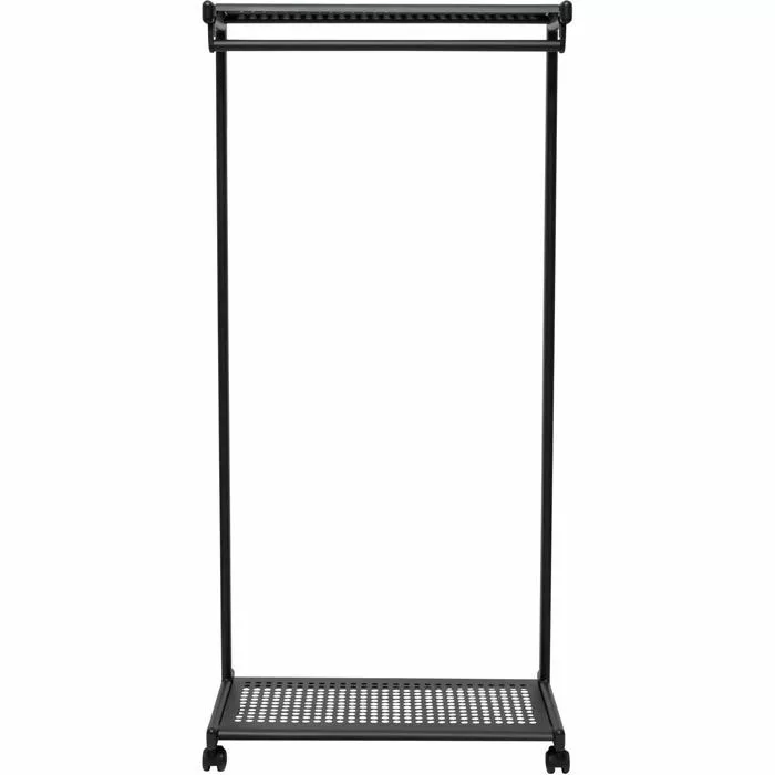 Maul Garderobenständer MAULbolero, 94244, Mit Rollen Und Schuhablage, Metall, Schwarz 3 Maul Garderobenständer MAULbolero, 94244, Mit Rollen Und Schuhablage, Metall, Schwarz – Bild 3