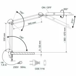 Maul Maulatlantic Schreibtischlampe LED Schwarz -Tischlampen Verkäufe 4120bc8e0a0ebc24ae8d6b68e5902b5bc6bac1fb schreibtischlampe maul maulatlantic led