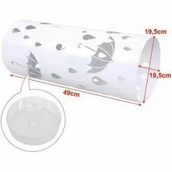 Songmics Schirmständer LUC23W, Weiß, Höhe 49 Cm, Pulverbeschichtetes Metall -Tischlampen Verkäufe 43b3bf04e4bc397e9ba0058590f89e6389699904 schirmstaender songmics luc23w weiss