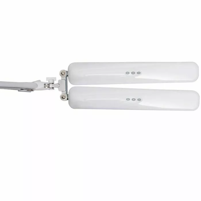 Maul Schreibtischlampe Maulcraft Duo LED, Dimmbar, Zwei Leuchtenköpfe, Weiß, Mit Tischklemme 4 Maul Schreibtischlampe Maulcraft Duo LED, Dimmbar, Zwei Leuchtenköpfe, Weiß, Mit Tischklemme – Bild 4