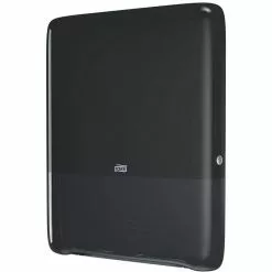 Tork Handtuchspender PeakServe Mini, 552558, H5, Kunststoff, Für 1230 Falthandtücher, Schwarz