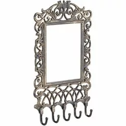 Relaxdays Schlüsselbrett 10020629 Braun, Gusseisen, Mit 5 Haken, Antik, 34 X 52 Cm -Tischlampen Verkäufe 49151243d5c6b8d59f2eddef3c8b29a540df978d schluesselbrett relaxdays 10020629 braun