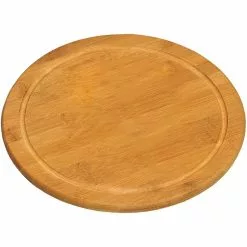 Kesper Schneidebrett 58444 Aus Bambus, 30 X 1,3 Cm, Mit Saftrille